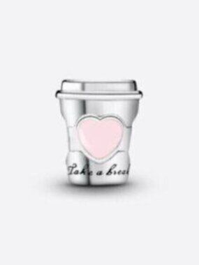 PANDORA Take a Break Coffee Cup Charm